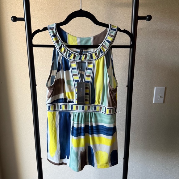 BCBGMaxAzria Multicolor Striped Tank Top - Picture 1 of 3
